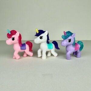 Barbie Dreamtopia Ice Cream Sparkle Cake Lollipop Unicorns Mini Figures Set of 3